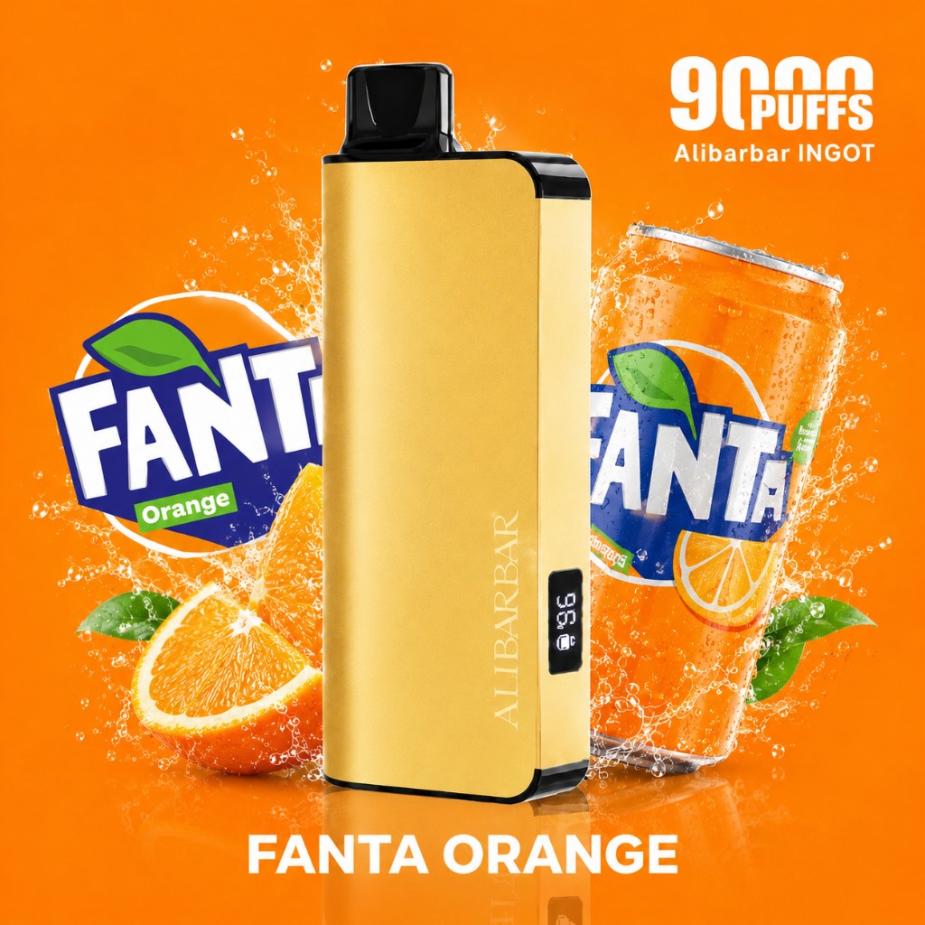 Fanta Alibarbar Ingot 9000 puffs flavor
