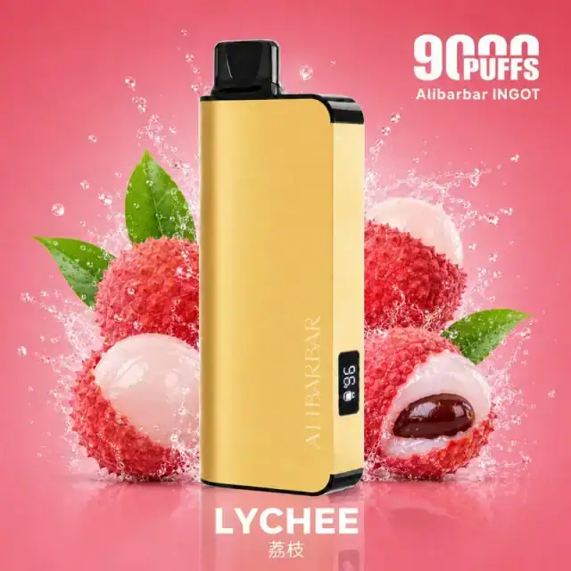 Alibarbar Ingot 9000 Lychee disposable, ailibarbar.com Australia