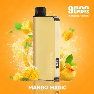 Alibarbar Ingot 9000 Mango Magic disposable, ailibarbar.com Australia