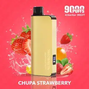Alibarbar Ingot 9000 Chuppa Chupps Strawberry disposable, ailibarbar.com Australia
